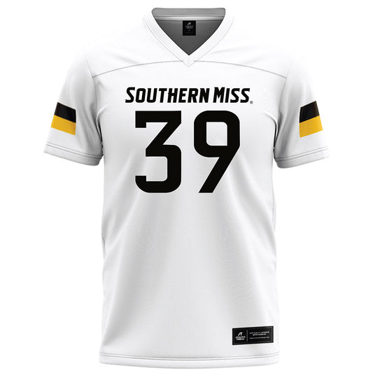 Southern Miss - NCAA Football : Javarion Barnett - White Football Jersey-0