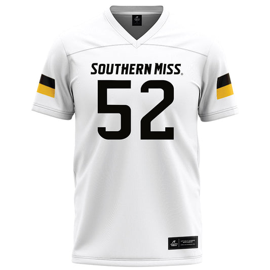 Southern Miss - NCAA Football : Cooper Frazier - White Football Jersey-0