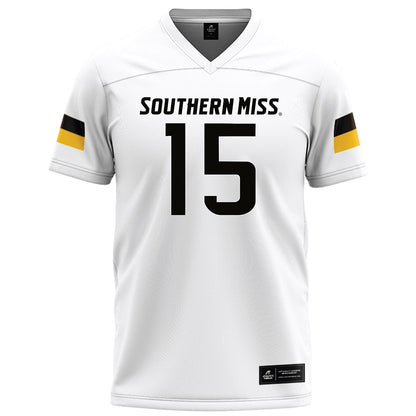 Southern Miss - NCAA Football : Kyle Davis - White Football Jersey-0