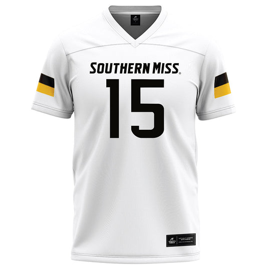Southern Miss - NCAA Football : Kyle Davis - White Football Jersey-0