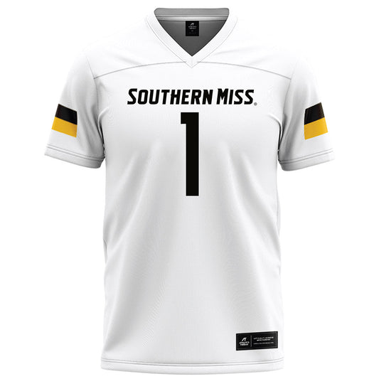 Southern Miss - NCAA Football : Joshuah Moten - White Football Jersey-0