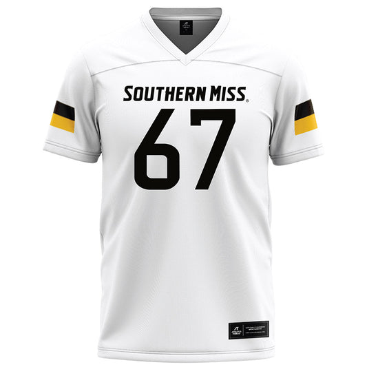 Southern Miss - NCAA Football : Broderick Roman - White Football Jersey-0