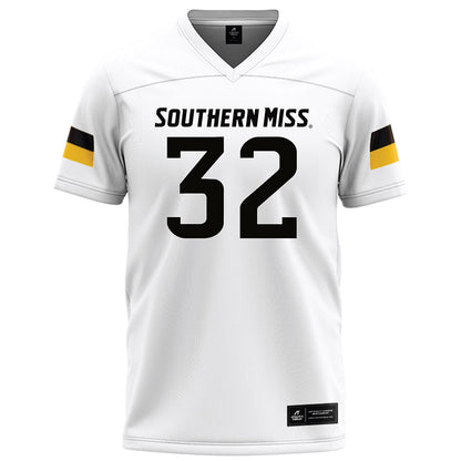 Southern Miss - NCAA Football : Fredrick Nicholson - White Football Jersey-0