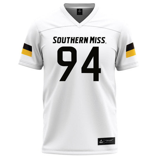 Southern Miss - NCAA Football : kaden morgan - White Football Jersey-0