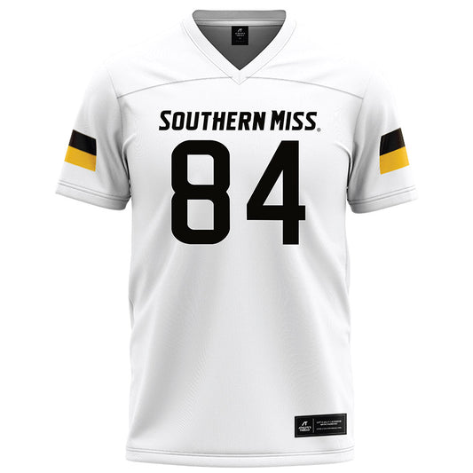 Southern Miss - NCAA Football : Kadinn Morris - White Football Jersey-0