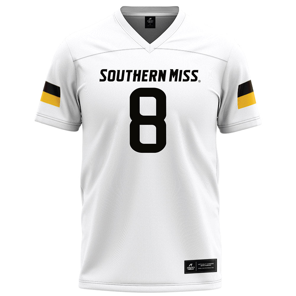 Southern Miss - NCAA Football : Jalil Clemons - White Football Jersey-0