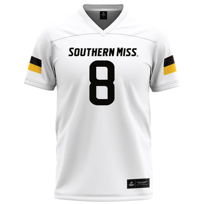 Southern Miss - NCAA Football : Jalil Clemons - White Football Jersey-0