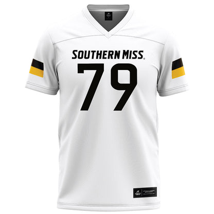 Southern Miss - NCAA Football : Liam Cassidy - White Football Jersey-0