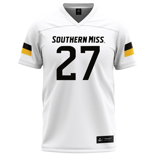 Southern Miss - NCAA Football : Malachi Henderson - White Football Jersey-0