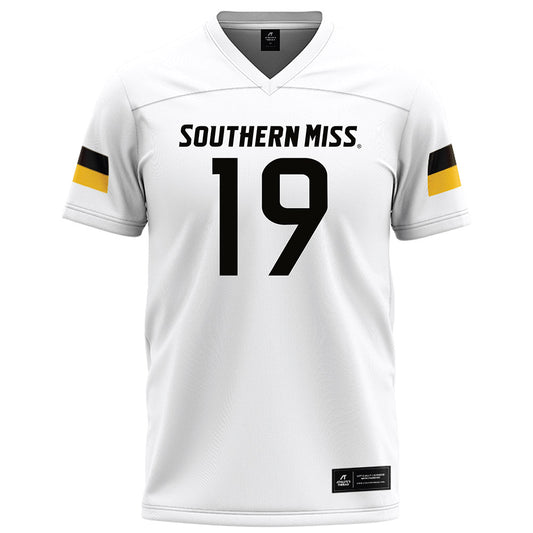 Southern Miss - NCAA Football : Shane King - White Football Jersey-0