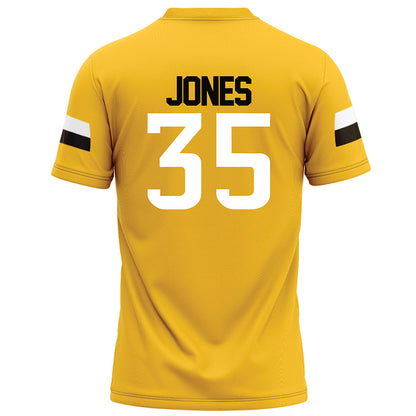 Southern Miss - NCAA Football : Christopher Jones - Gold Football Jersey-1