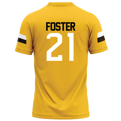 Southern Miss - NCAA Football : Khalil Foster - Gold Football Jersey-1