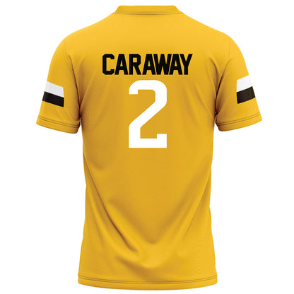 Southern Miss - NCAA Football : Michael Caraway - Gold Football Jersey-1