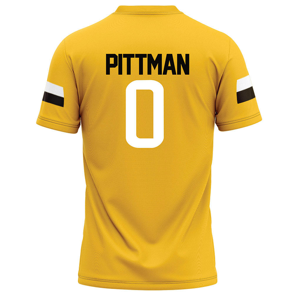 Southern Miss - NCAA Football : Jeffery Pittman - Gold Football Jersey-1
