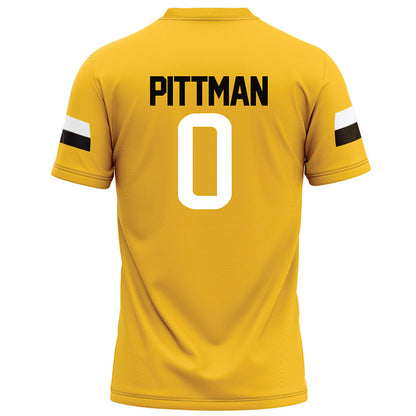 Southern Miss - NCAA Football : Jeffery Pittman - Gold Football Jersey-1