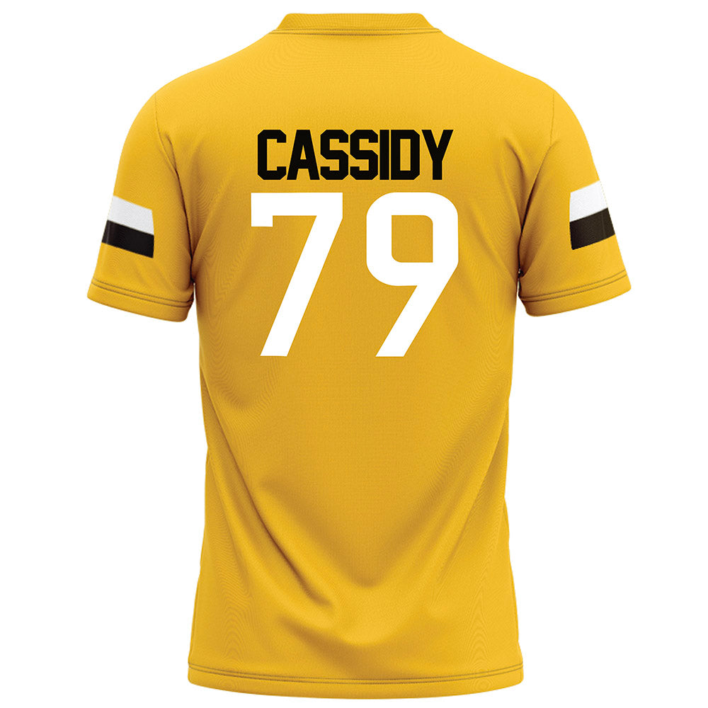 Southern Miss - NCAA Football : Liam Cassidy - Gold Football Jersey-1