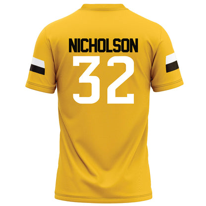 Southern Miss - NCAA Football : Fredrick Nicholson - Gold Football Jersey-1