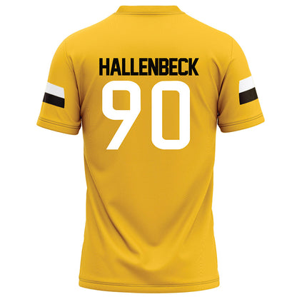 Southern Miss - NCAA Football : Najae Hallenbeck - Gold Football Jersey-1