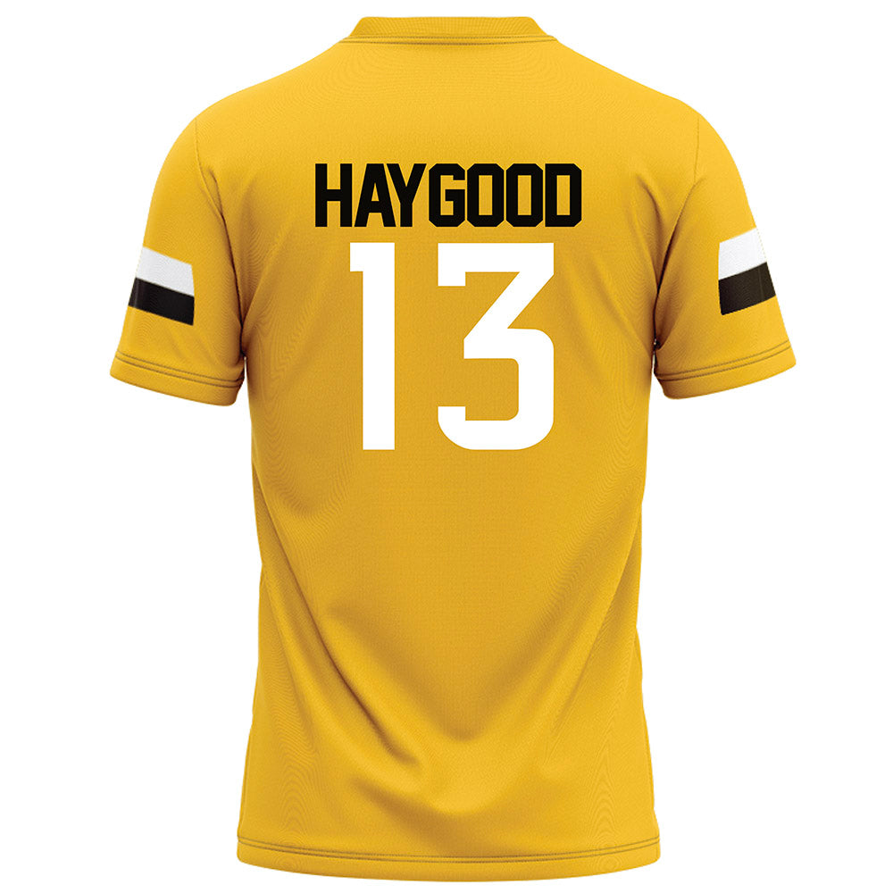 Southern Miss - NCAA Football : Mathis Haygood - Gold Football Jersey-1