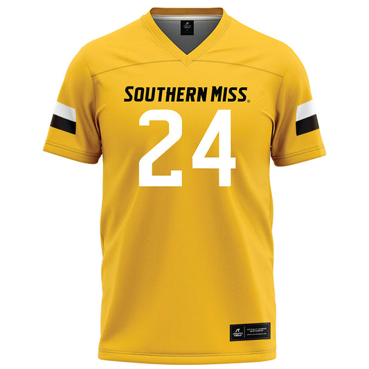 Southern Miss - NCAA Football : Josh Battle - Gold Football Jersey-0