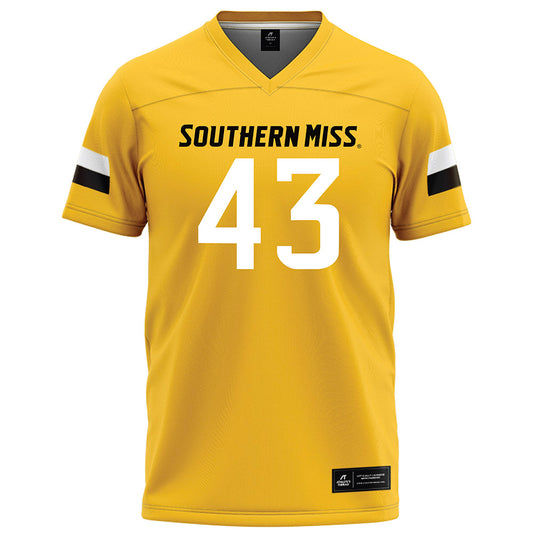Southern Miss - NCAA Football : Tyrese Weeks - Gold Football Jersey-0