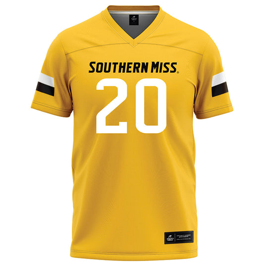 Southern Miss - NCAA Football : Robert Henderson - Gold Football Jersey-0