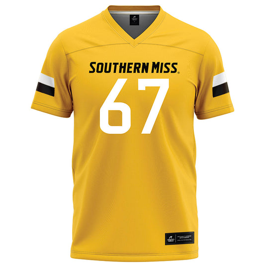Southern Miss - NCAA Football : Broderick Roman - Gold Football Jersey-0