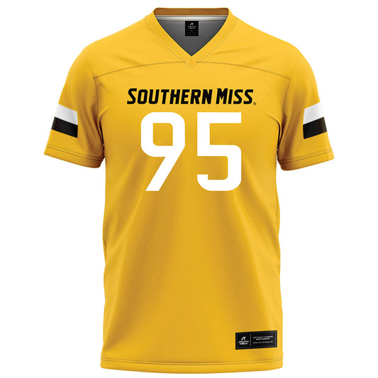 Southern Miss - NCAA Football : Mason Clinton - Gold Football Jersey-0