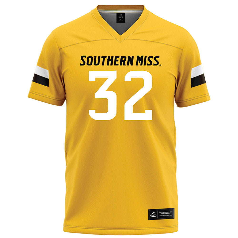 Southern Miss - NCAA Football : Fredrick Nicholson - Gold Football Jersey-0