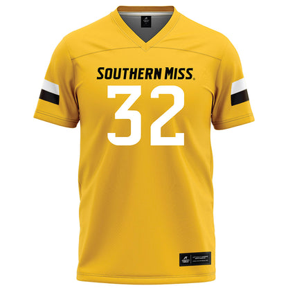 Southern Miss - NCAA Football : Fredrick Nicholson - Gold Football Jersey-0