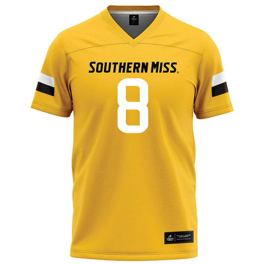 Southern Miss - NCAA Football : Bralon Brown - Gold Football Jersey-0