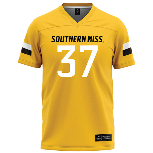 Southern Miss - NCAA Football : Eric Thomas Jr - Gold Football Jersey-0
