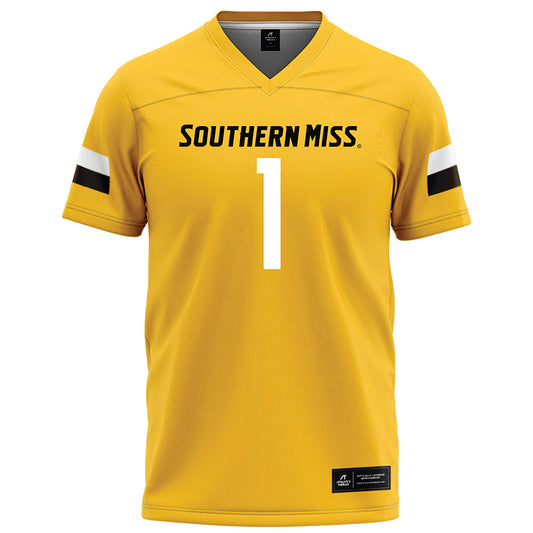 Southern Miss - NCAA Football : Braylon Braxton - Gold Football Jersey-0