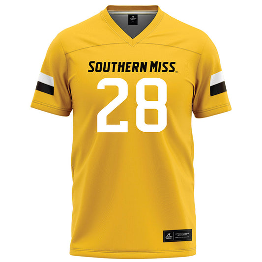 Southern Miss - NCAA Football : Trevor Winton - Gold Football Jersey-0