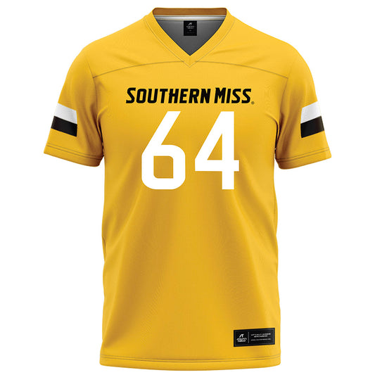 Southern Miss - NCAA Football : Camden Myers - Gold Football Jersey-0