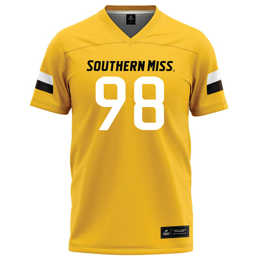 Southern Miss - NCAA Football : Jaden Mckinney - Gold Football Jersey-0