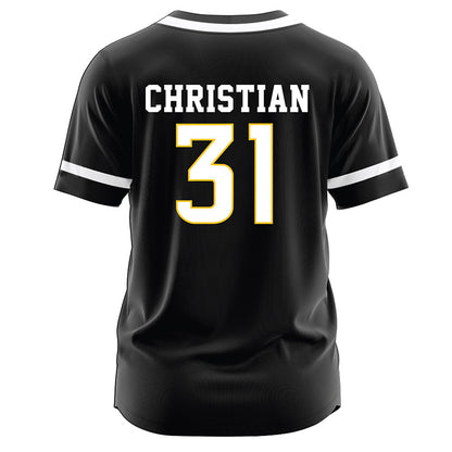 Southern Miss - NCAA Softball : Hannah Christian - Black Jersey-1