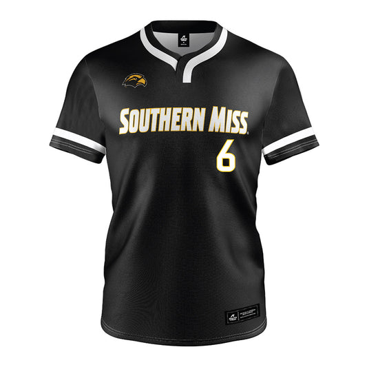 Southern Miss - NCAA Softball : Kinsley Gordon - Black Jersey-0