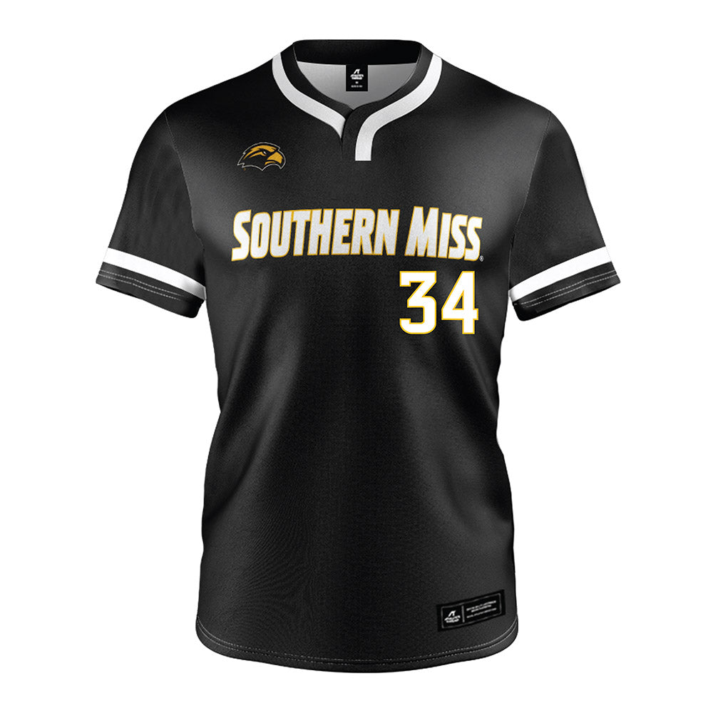 Southern Miss - NCAA Softball : Bella Ramon - Black Jersey-0