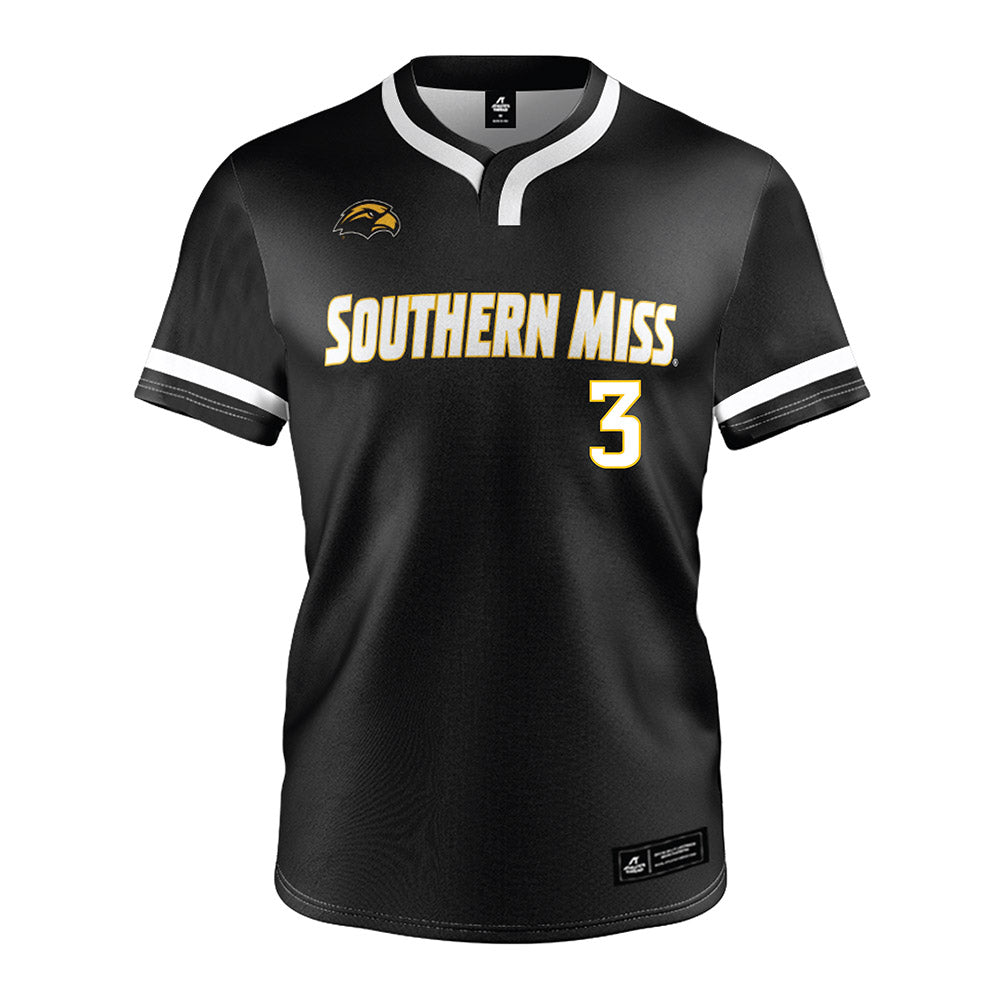  - NCAA Softball : Chloe Miller - Black Jersey-0