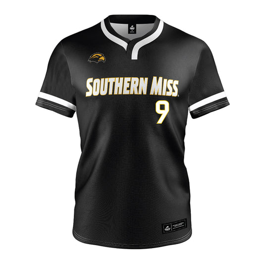  - NCAA Softball : BrookLynn White - Black Jersey-0