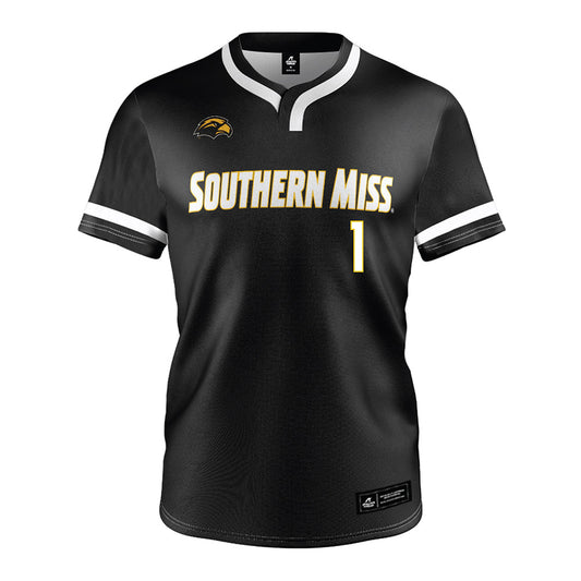 Southern Miss - NCAA Softball : Abbi Troquille - Black Jersey-0