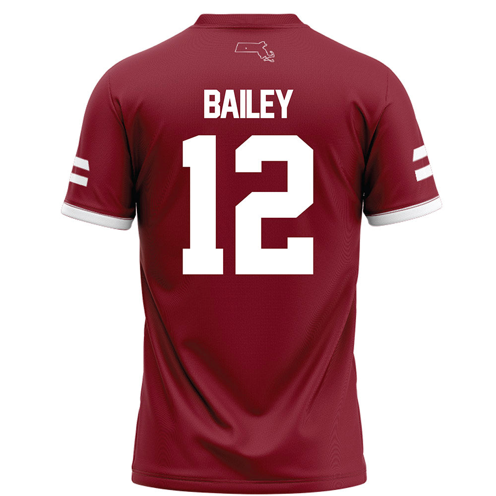 UMass - NCAA Football : Brennen Bailey - Maroon Football Jersey