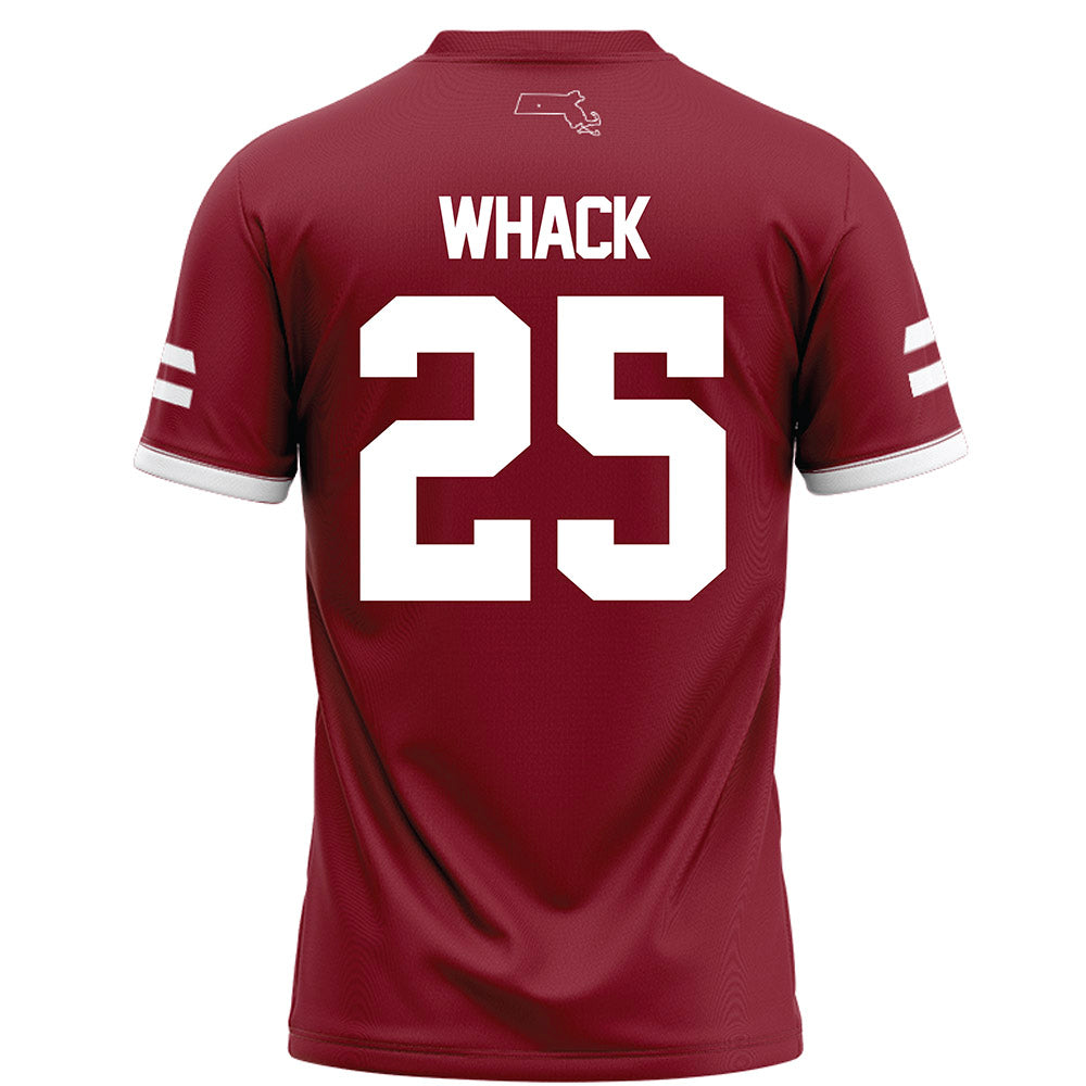 UMass - NCAA Football : Donta Whack - Maroon Football Jersey