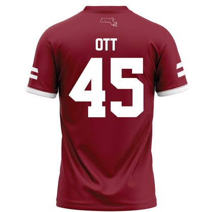 UMass - NCAA Football : Kyle Ott - Maroon Football Jersey