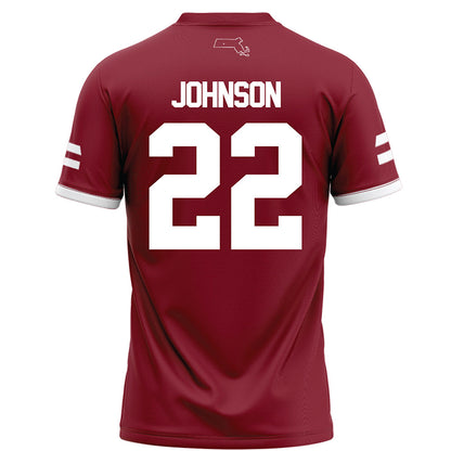 UMass - NCAA Football : Gerrell Johnson - Maroon Football Jersey