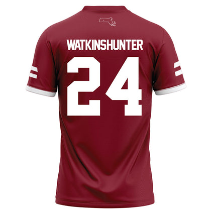 UMass - NCAA Football : Kamren Watkins-Hunter - Maroon Football Jersey