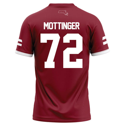 UMass - NCAA Football : Ethan Mottinger - Maroon Football Jersey