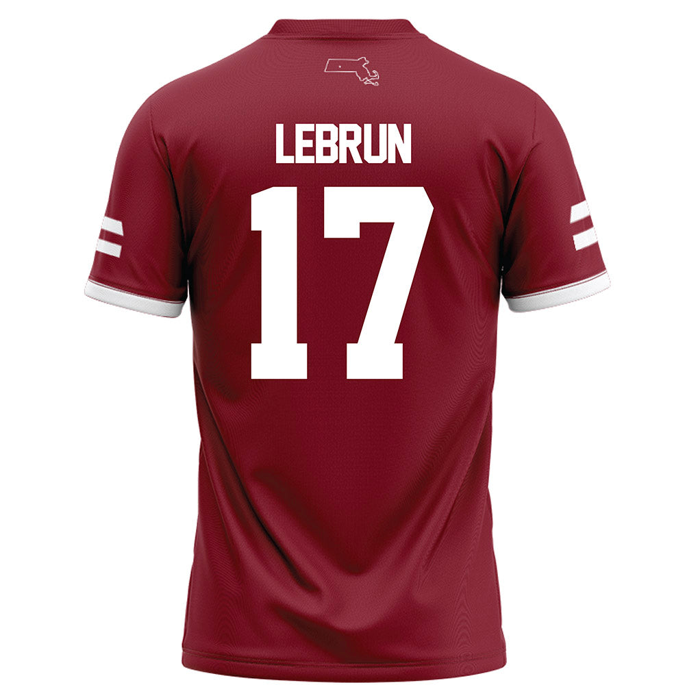 UMass - NCAA Football : Christian LeBrun - Maroon Football Jersey