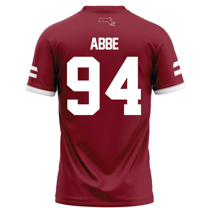 UMass - NCAA Football : Bennett Abbe - Maroon Football Jersey